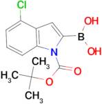 N-Boc-4-Chloro-2-indolylboronic acid