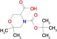 4-Boc-6,6-Dimethyl-morpholine-3-carboxylic acid