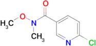 6-Chloro-N-methoxy-N-methyl-nicotinamide