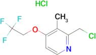 2-Chloromethyl-3-methyl-4-(2,2,2-trifluoro-ethoxy)-pyridine hydrochloride