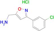 3-(3-Chlorophenyl)-5-aminomethylisoxazolehydrochloride