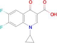 6,7-Difluoro-4-oxo-1-cyclopropyl-1,4-dihydro-quinoline-3-carboxylic acid