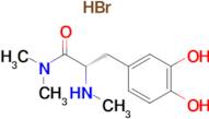 (S)-3-(3,4-Dihydroxyphenyl)-N,N-dimethyl-2-methylaminopropionamide hydrobromide