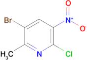 3-Bromo-6-chloro-2-methyl-5-nitropyridine