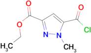 Ethyl 5-(chlorocarbonyl)-1-methyl-1H-pyrazole-3-carboxylate