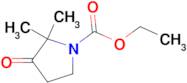 2,2-Dimethyl-3-oxo-pyrrolidine-1-carboxylic acid ethyl ester