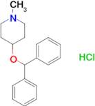 4-Diphenylmethoxy-1-methylpiperidine hydrochloride