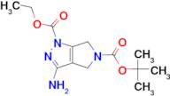 1-Ethyloxycarbonyl-5-Boc-3-amino-4,6-dihydro-pyrrolo[3,4-c]pyrazole