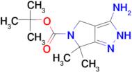 tert-Butyl 3-amino-6,6-dimethyl-4,6-dihydropyrrolo[3,4-c]pyrazole-5(1H)-carboxylate