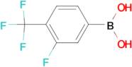 3-Fluoro-4-trifluoromethylphenyl boronic acid