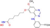 Heptanamide, 7-[[4-[(3-ethynylphenyl)amino]-7-methoxy-6-quinazolinyl]oxy]-N-hydroxy-