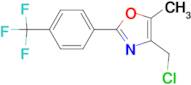 2-(4-Trifluoromethylphenyl)-4-chloromethyl-5-methyloxazole