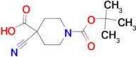N-Boc-4-cyanopiperidine-4-carboxylic acid