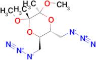 (2S,3S,5R,6R)-5,6-bis(azidomethyl)-2,3-dimethoxy-2,3-dimethyl 1,4-dioxane