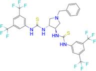 1,1'-((3R,4R)-1-Benzylpyrrolidine-3,4-diyl)bis(3-(3,5-bis(trifluoromethyl)phenyl)thiourea)