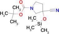 tert-Butyl 3-cyano-3-((trimethylsilyl)oxy)pyrrolidine-1-carboxylate