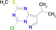 4-CHLORO-8-ISOPROPYL-2-METHYLSULFANYL-PYRAZOLO[1,5-A][1,3,5]TRIAZINE