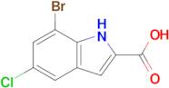 7-Bromo-5-chloro-1H-indole-2-carboxylic acid