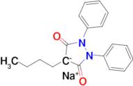 Sodium 4-butyl-3,5-dioxo-1,2-diphenylpyrazolidin-4-ide