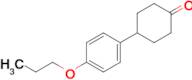 4-(4-Propoxyphenyl)cyclohexanone