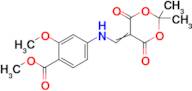 Methyl 4-(((2,2-dimethyl-4,6-dioxo-1,3-dioxan-5-ylidene)methyl)amino)-2-methoxybenzoate