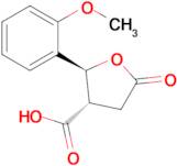 trans-2-(2-Methoxyphenyl)-5-oxotetrahydrofuran-3-carboxylic acid