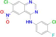 7-Chloro-N-(3-chloro-4-fluorophenyl)-6-nitroquinazolin-4-amine