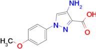 4-Amino-1-(4-methoxyphenyl)-1H-pyrazole-3-carboxylic acid