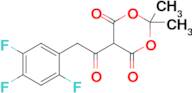 5-(1-Hydroxy-2-(2,4,5-trifluorophenyl)ethylidene)-2,2-dimethyl-1,3-dioxane-4,6-dione