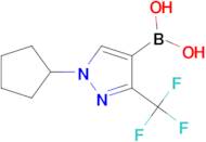 (1-Cyclopentyl-3-(trifluoromethyl)-1H-pyrazol-4-yl)boronic acid