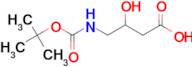 4-((tert-Butoxycarbonyl)amino)-3-hydroxybutanoic acid