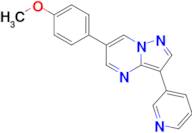 6-(4-Methoxyphenyl)-3-(pyridin-3-yl)pyrazolo[1,5-a]pyrimidine