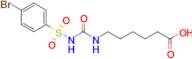 6-(3-((4-Bromophenyl)sulfonyl)ureido)hexanoic acid