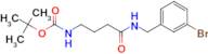 tert-Butyl (4-((3-bromobenzyl)amino)-4-oxobutyl)carbamate