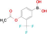 (4-Acetoxy-3-(trifluoromethyl)phenyl)boronic acid