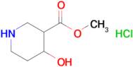 Methyl 4-hydroxypiperidine-3-carboxylate hydrochloride