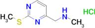 N-Methyl-1-(2-(methylthio)pyrimidin-4-yl)methanamine hydrochloride