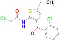 2-Chloro-N-(3-(2-chlorobenzoyl)-5-ethylthiophen-2-yl)acetamide