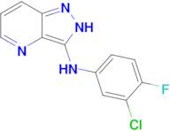 N-(3-Chloro-4-fluorophenyl)-1H-pyrazolo[4,3-b]pyridin-3-amine