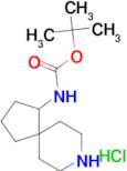 tert-butyl 8-azaspiro[4.5]dec-1-ylcarbamate hydrochloride