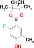 5-fluoro-2-methyl-4-(4,4,5,5-tetramethyl-1,3,2-dioxaborolan-2-yl)phenol