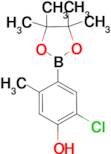 2-chloro-5-methyl-4-(4,4,5,5-tetramethyl-1,3,2-dioxaborolan-2-yl)phenol