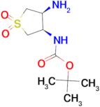 tert-butyl [cis-4-amino-1,1-dioxidotetrahydro-3-thienyl]carbamate