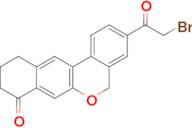 3-(2-Bromoacetyl)-10,11-dihydro-5H-dibenzo[c,g]chromen-8(9H)-one