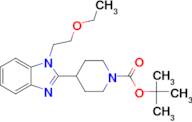 tert-Butyl 4-(1-(2-ethoxyethyl)-1H-benzo[d]imidazol-2-yl)piperidine-1-carboxylate