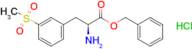 (S)-Benzyl 2-amino-3-(3-(methylsulfonyl)phenyl)propanoate hydrochloride