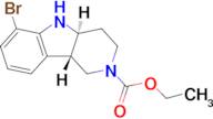 (4aS,9bR)-Ethyl 6-bromo-3,4,4a,5-tetrahydro-1H-pyrido[4,3-b]indole-2(9bH)-carboxylate