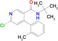 N-(tert-Butyl)-6-chloro-4-(o-tolyl)nicotinamide