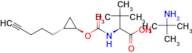 2-Methylpropan-2-amine (S)-3,3-dimethyl-2-((((1R,2R)-2-(pent-4-yn-1-yl)cyclopropoxy)carbonyl)amino…