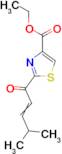 Ethyl 2-(4-methylpent-2-enoyl)thiazole-4-carboxylate